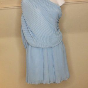 Unique one shoulder mini dress